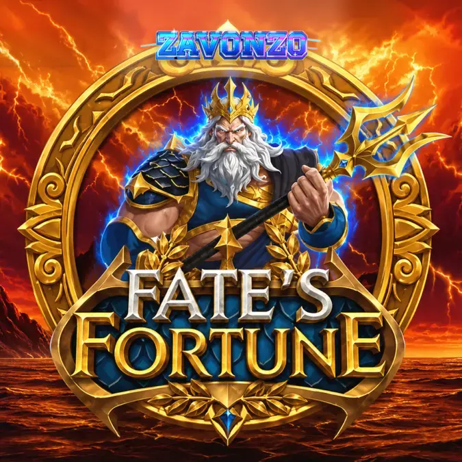 Tampilan visual slot Fate’s Fortune dengan tema mitologi Yunani